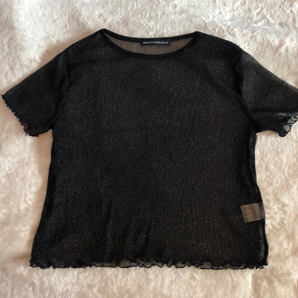 Brandy Melville Glitter Top